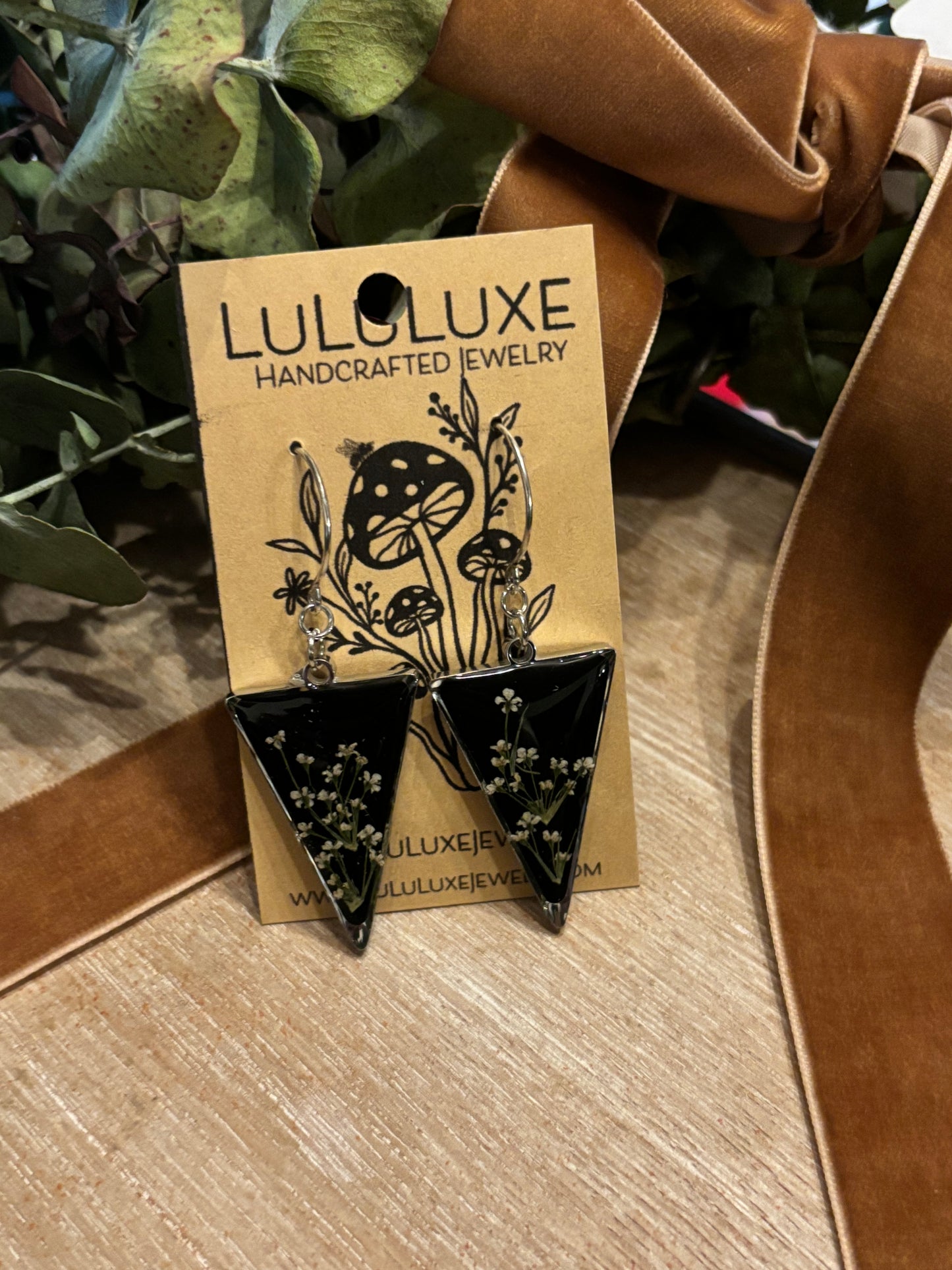 Pressed Flower Dangles