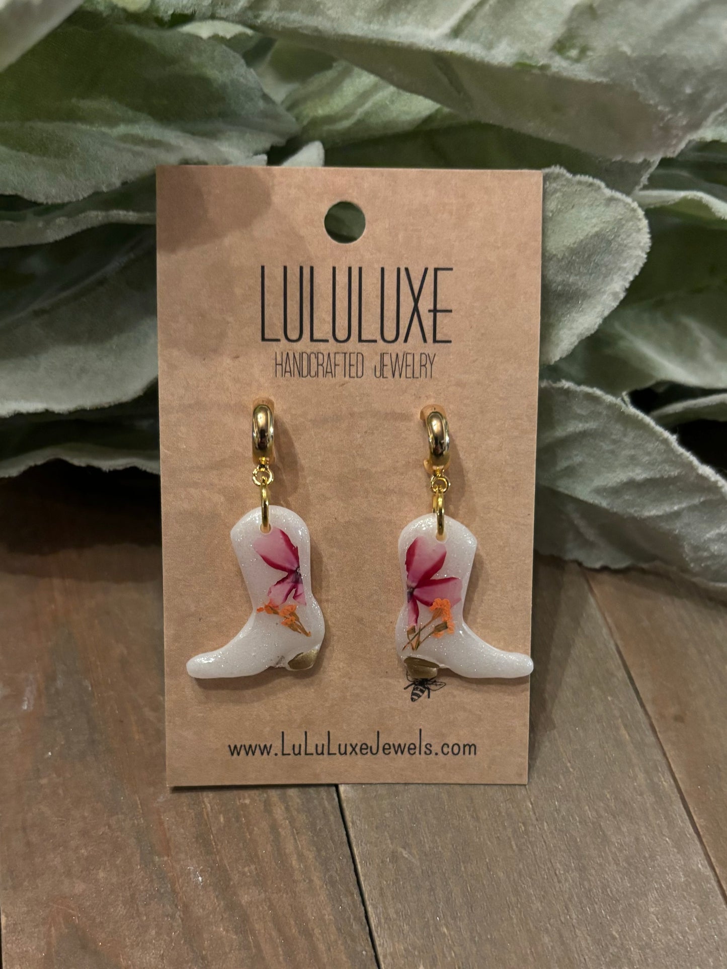 Cowgirl Boots & Pressed petals