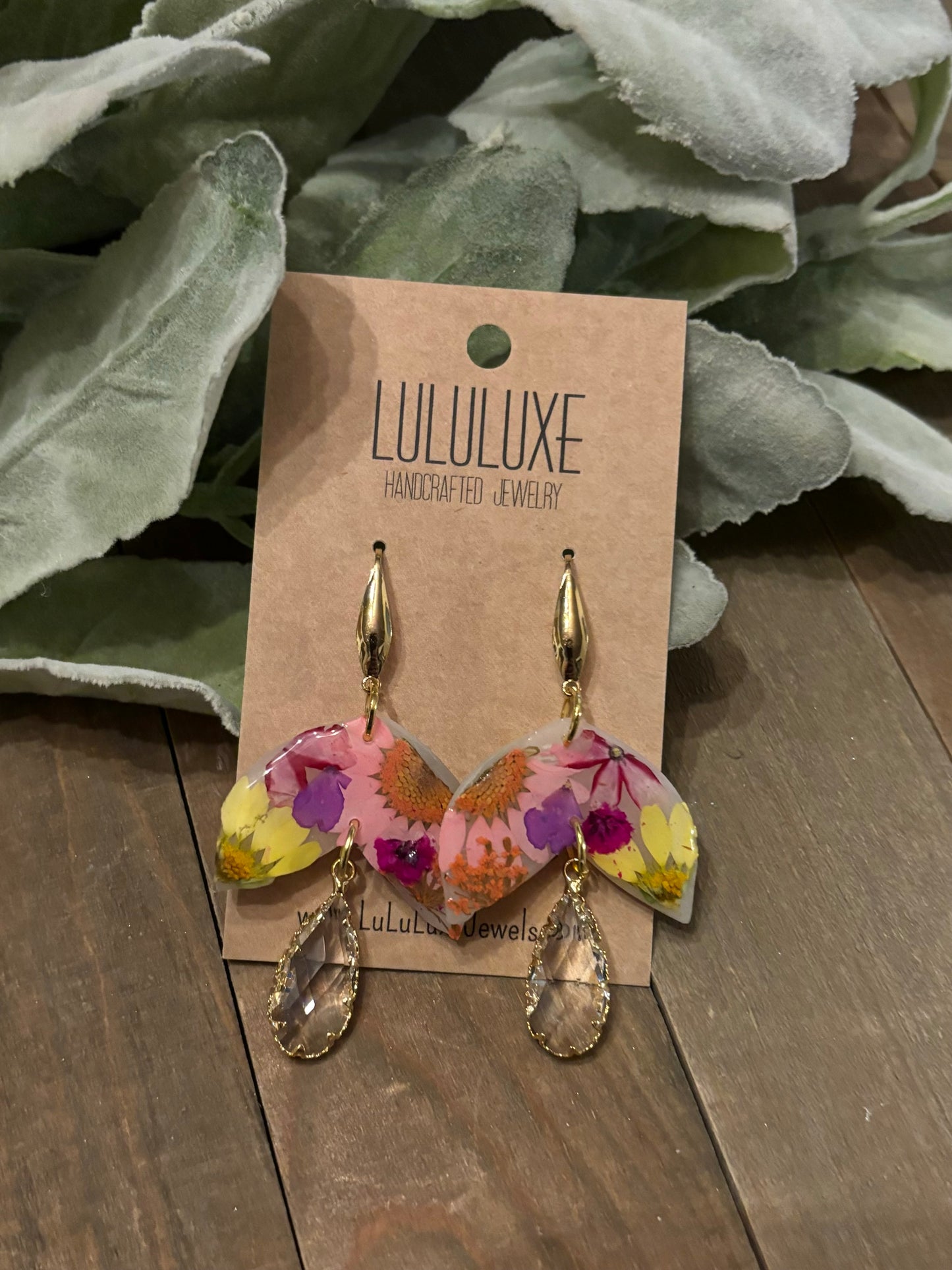 Pressed Petals & Crystals