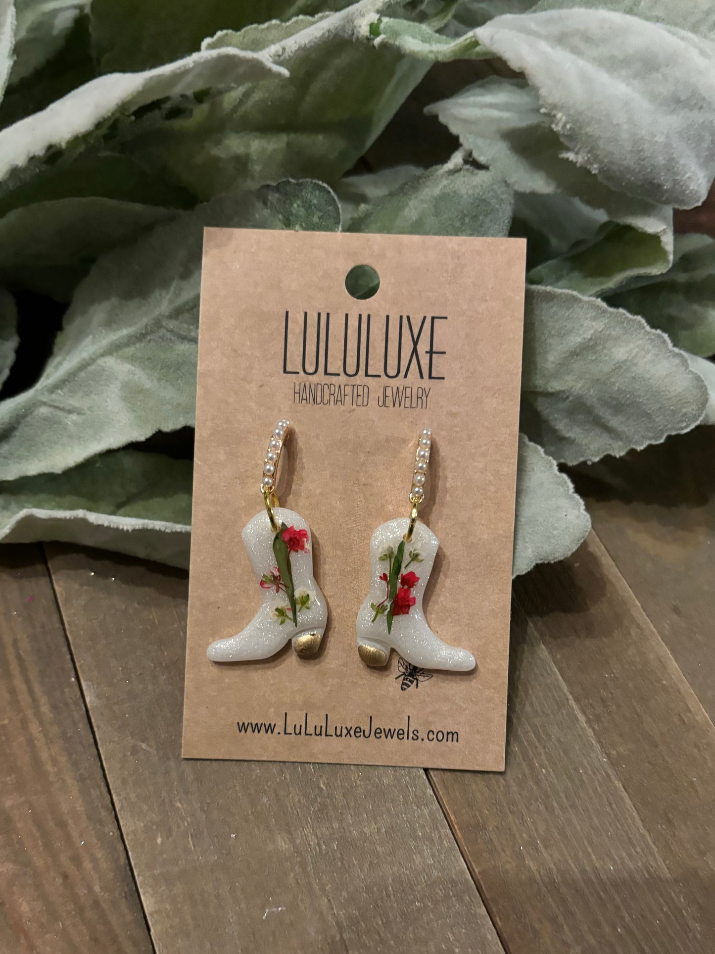 Pressed Petals Cowgirl Boots