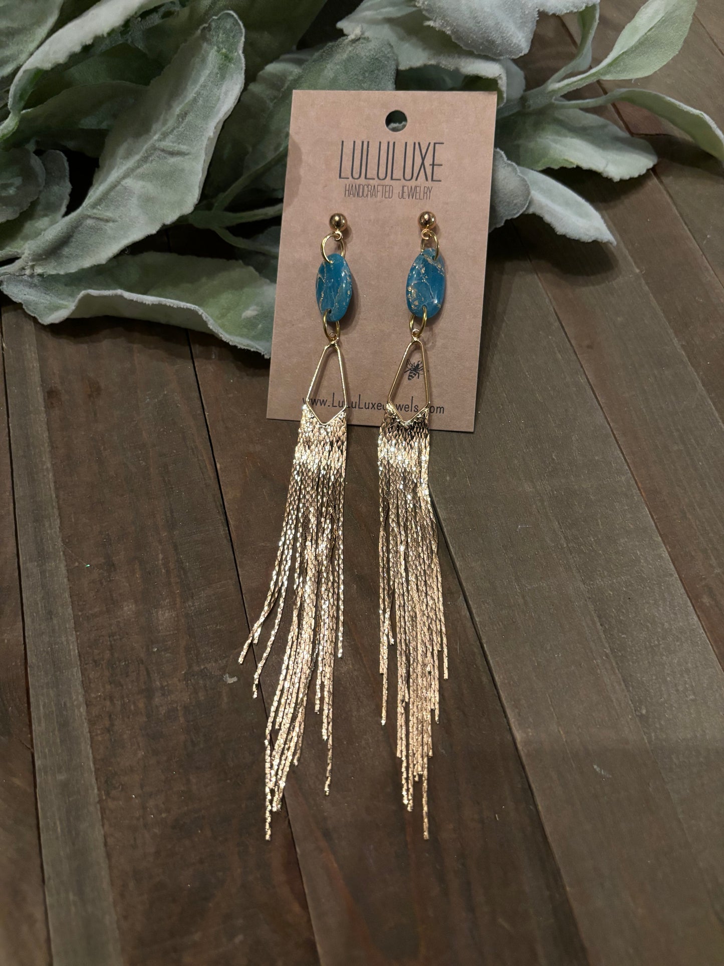 The Most Magnificent Statement Earrings- Turquoise