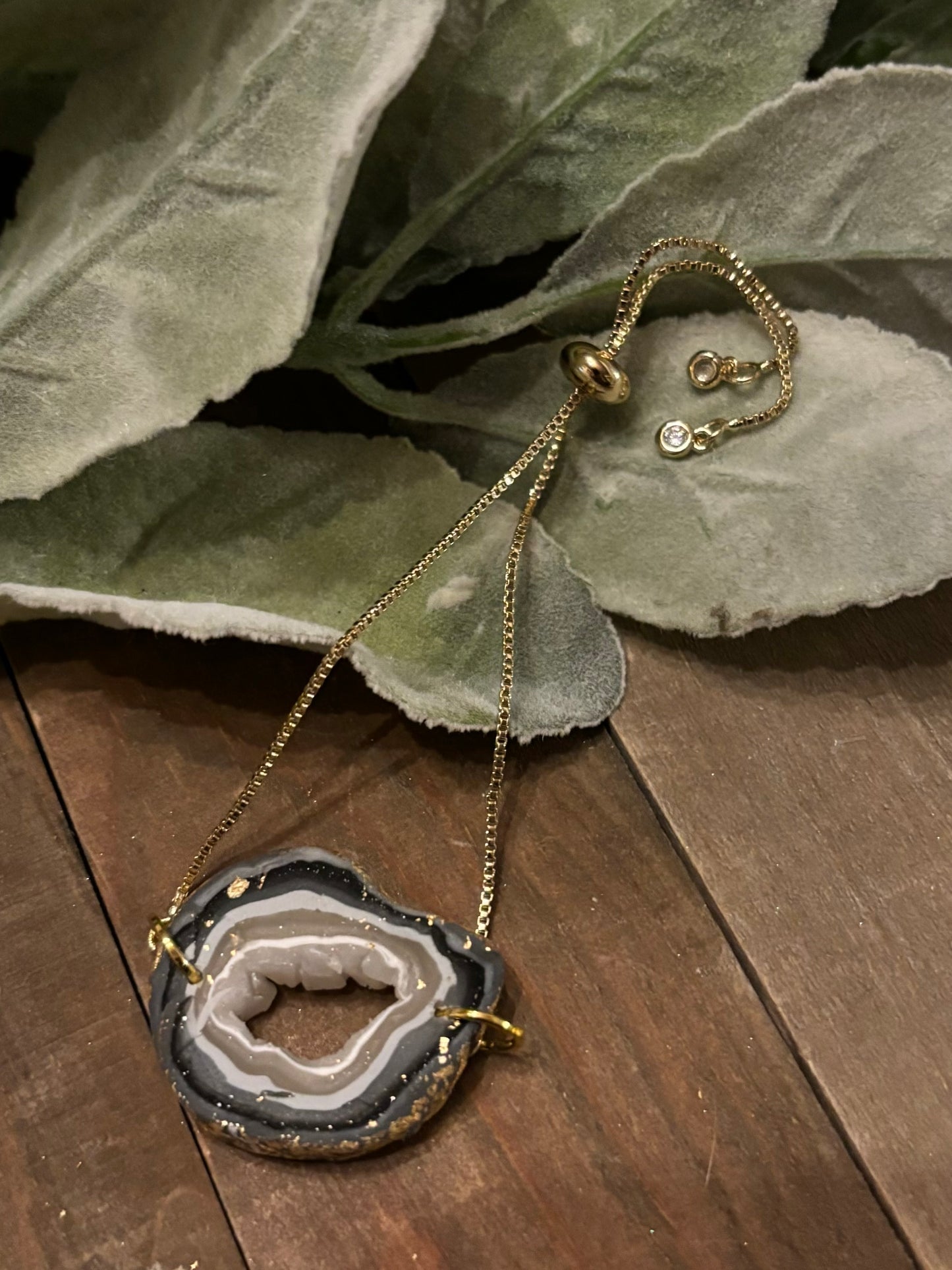 Geode Slider Bracelet