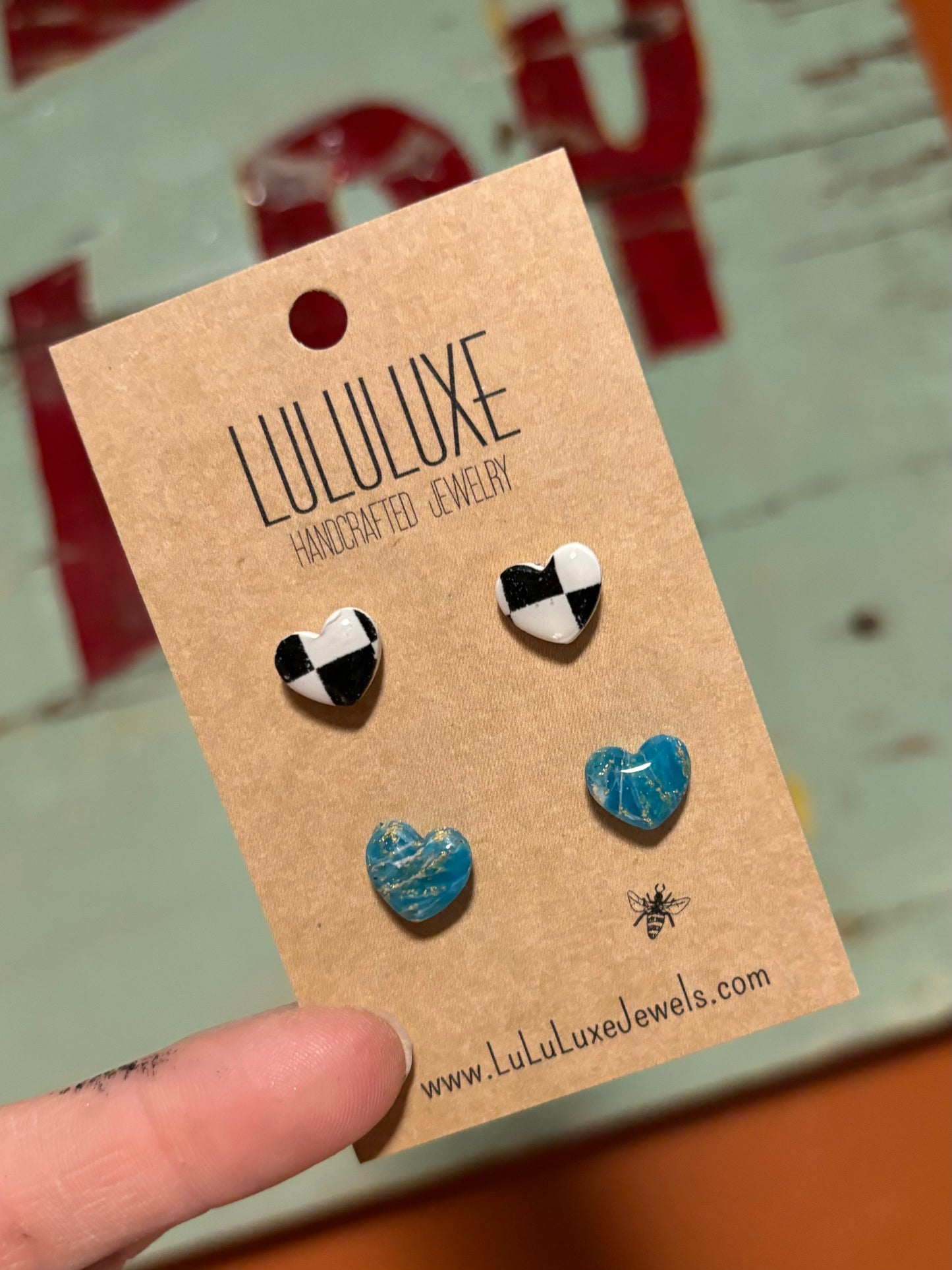 Heart Studs