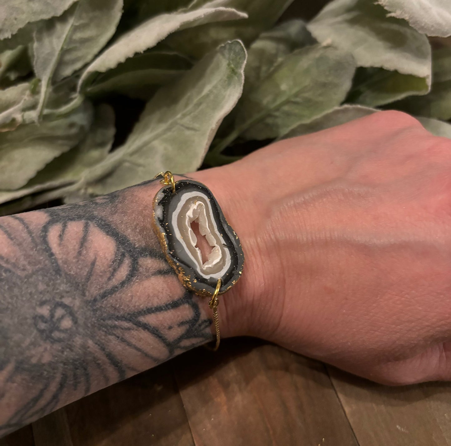 Geode slider Bracelet