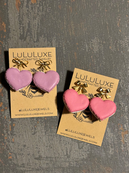 Heart Macaron Earrings