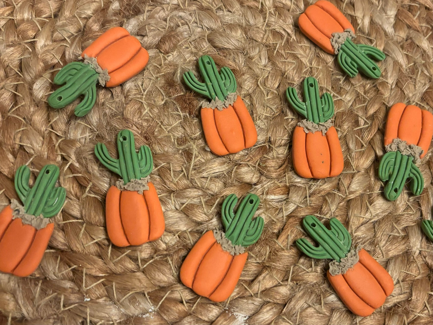 Cactus in pumpkin