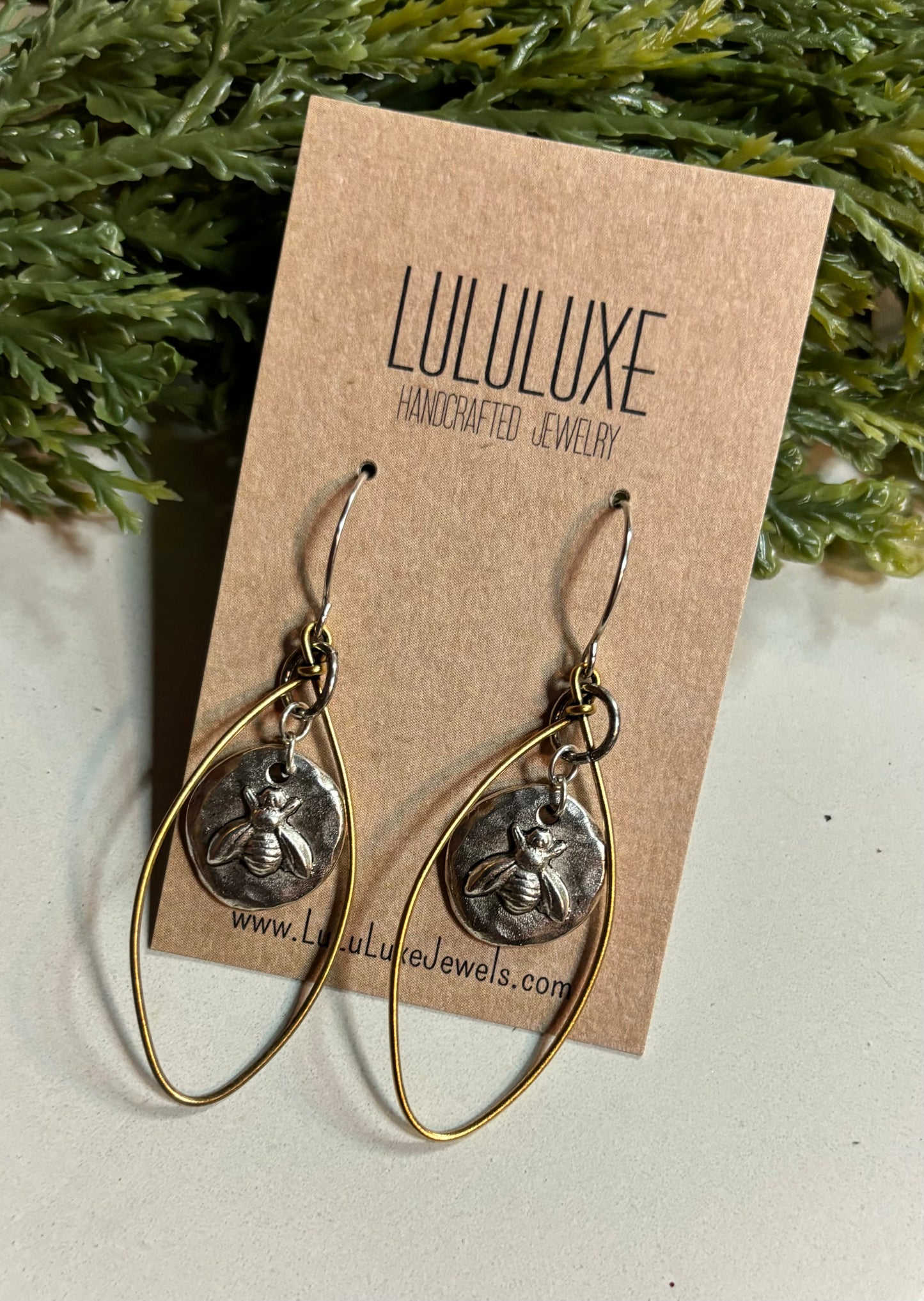 Signature Logo Earrings - Mixed Metals