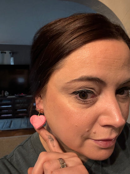 Heart Macaron Earrings