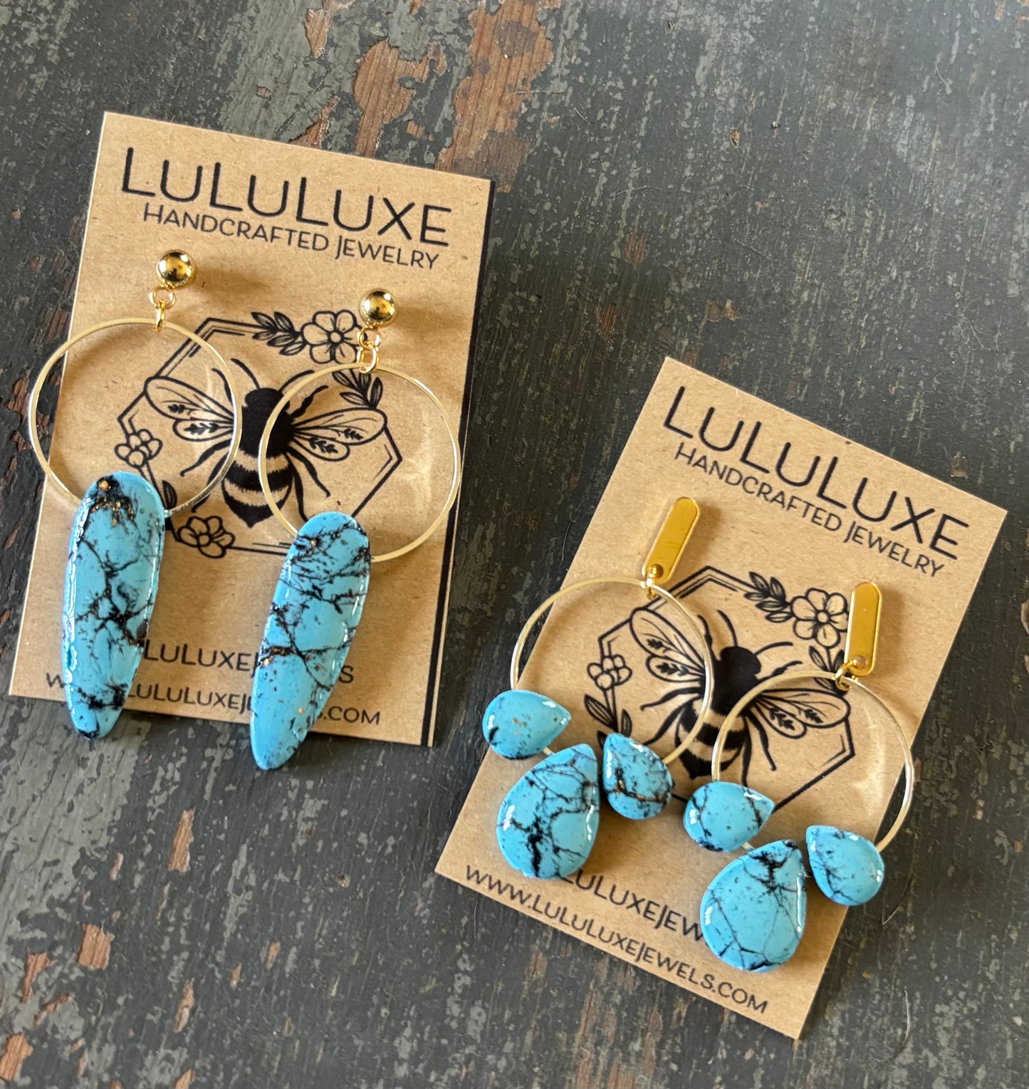 Mixed Metal Turquoise