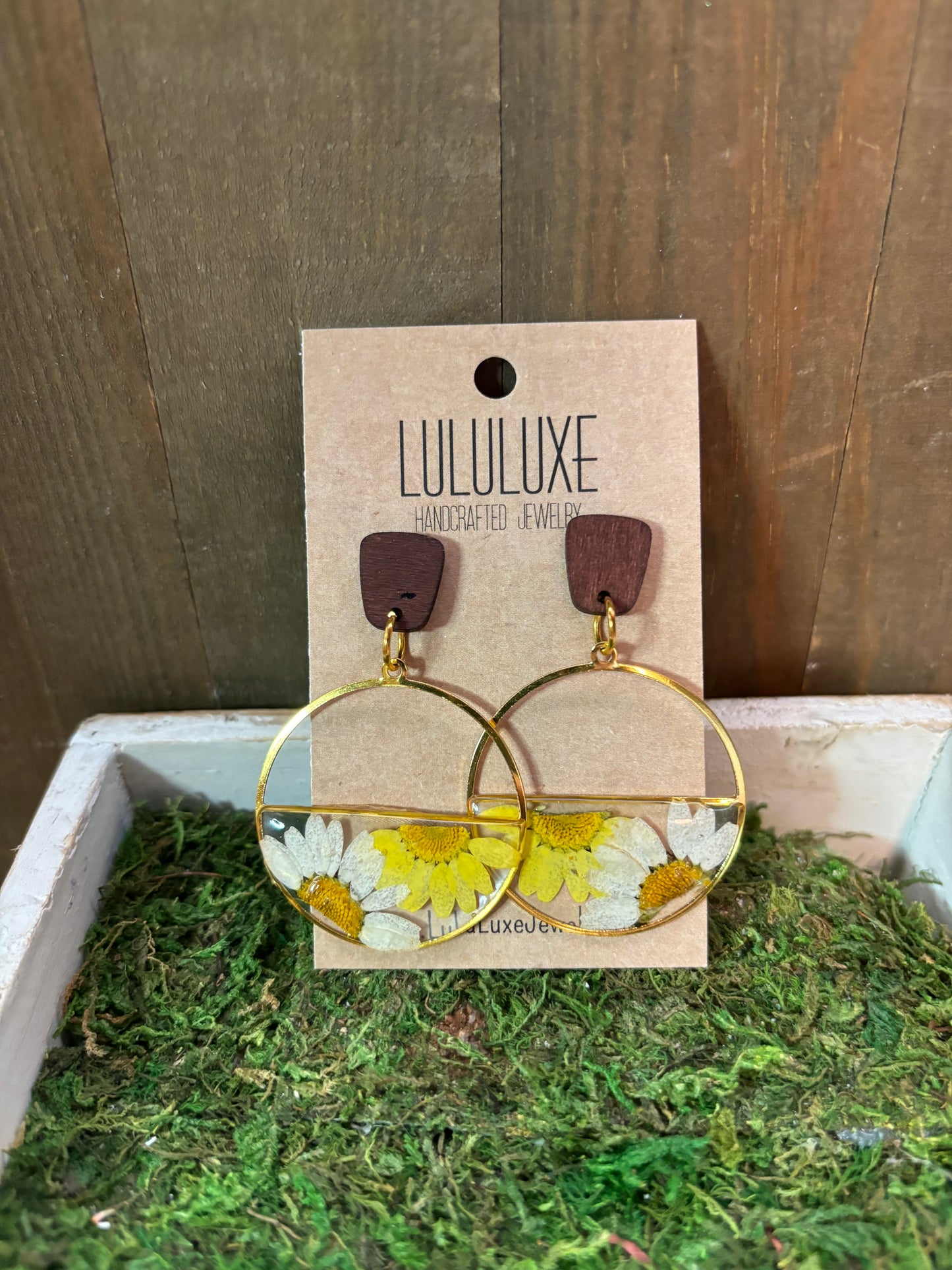 Circle Statement Earrings