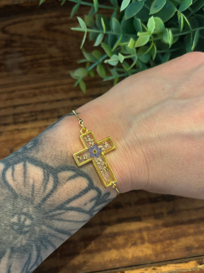 Cross Slider Bracelet
