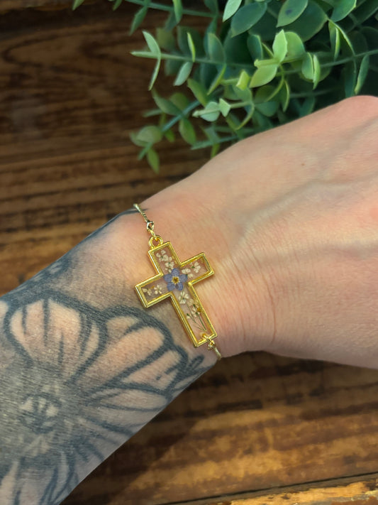 Cross Slider Bracelet