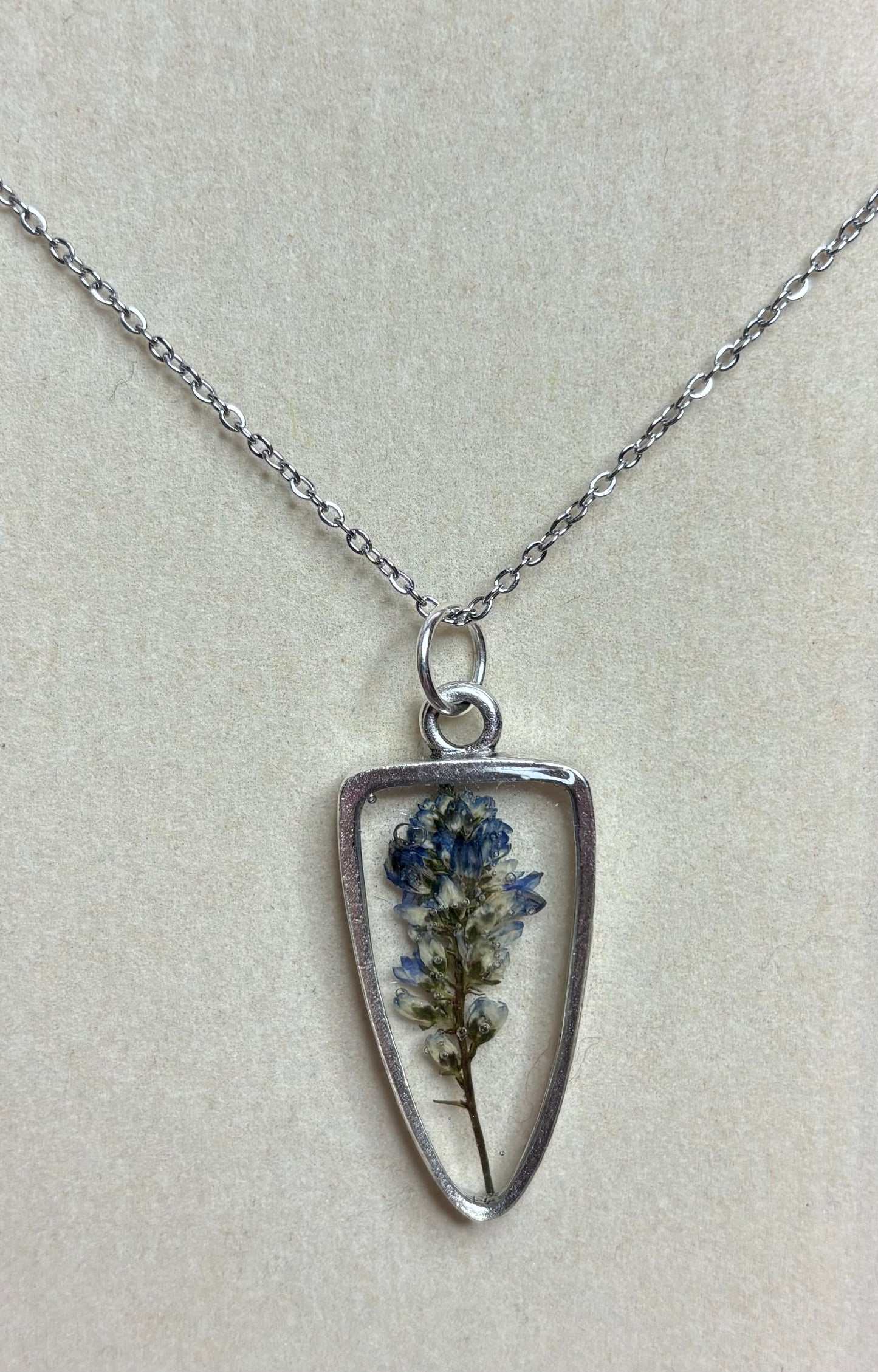 Lavender Dagger Necklace